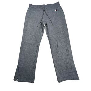 Tommy Hilfiger Sport Gray Jogger Pants Women’s Medium Fleece Lounge